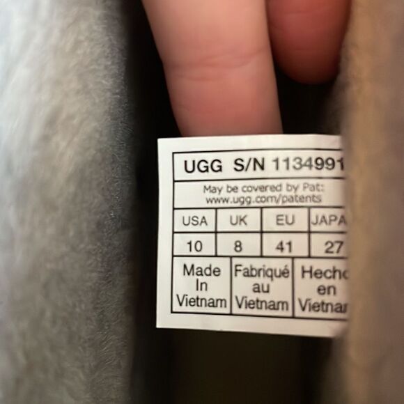 UGG Classic Mini Platform Boots Smoke Plume USA Women Size 10/UK 8/EU 41 - Picture 14 of 16